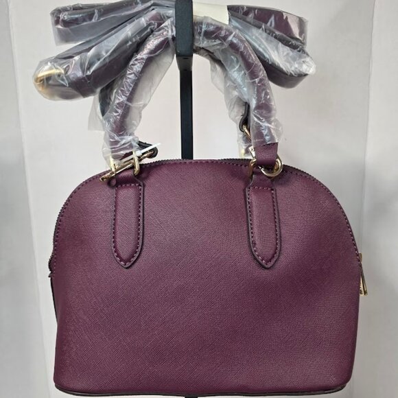 NWT Bordeaux Color Trina Turk Tote/Shoulder Bag w/ Coin Purse attached - Picture 10 of 15